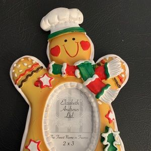 ☃️4/$22☃️ GINGERBREAD MAN PHOTO FRAME - CHEF.